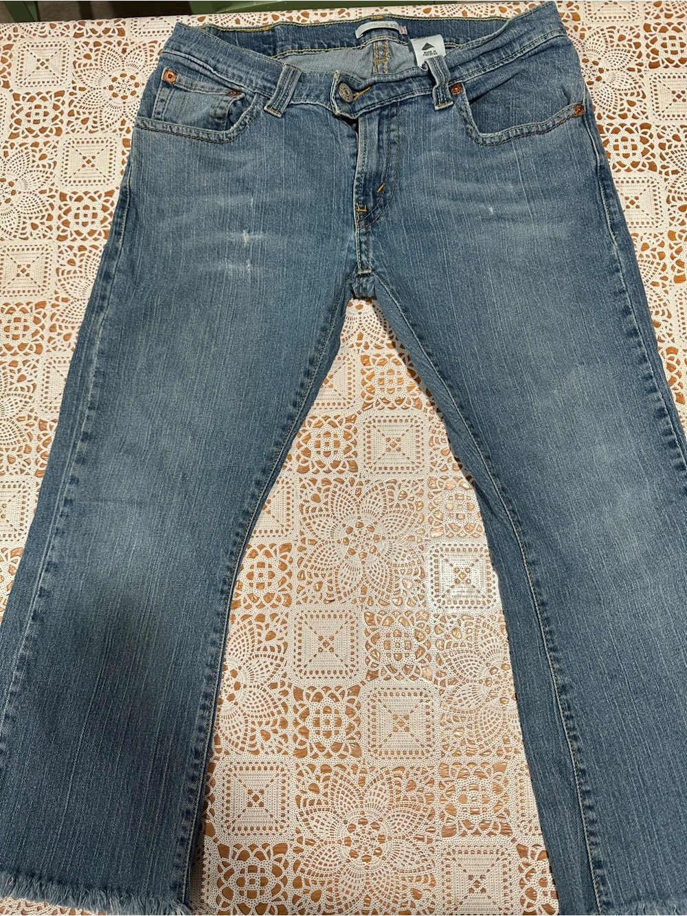 Levi’s Women’s Size 12M Light Wash Bootcut Jeans Flap Pocket Stretch Denim